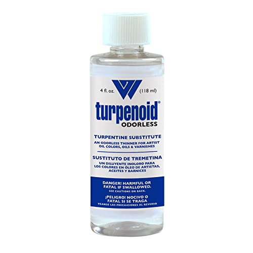Weber Odorless Turpenoid, 118ml Bottle, 1 Each (1681) - size: 4 Fl Oz (Pack of 1)