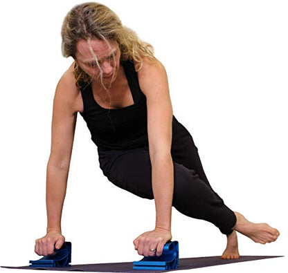 Pushup Bars - Safe Push Up Bars - Strength training Pushup Stands Perfect for Home Gym & Traveling Fitness - Lightweight, Non-Slip Bodyweight Training Workouts Blocks - color: Black