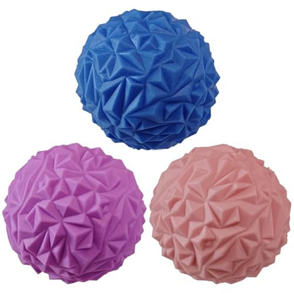 Foot Massage Ball Myofascial Release, Pain Relieve from Plantar Fasciitis, Hand & Back Restore Foot Massage Roller, Massager Tool for Tight Muscles and Sore Feet - color: 3 Pyramid Ball