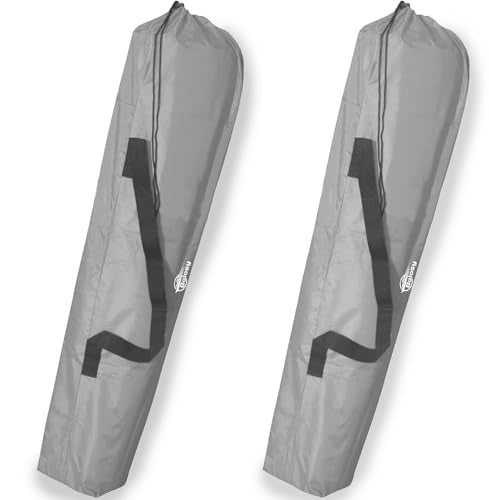 Bolosy 41"x10.5"x8.5" 2 Pack Replacement Bag for Folding Camping Chair | Oversized Replacement Bag for Camp Chairs, Folding Chairs, Hammock, Yoga Mat, Beach Chair Bag 420D Oxford Polyester Fabric - color: Grey, size: 2 PACK