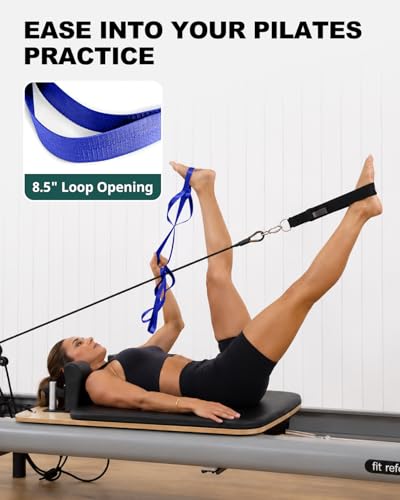 Trideer Non-Elastic Stretching Strap with Loops for Physical Therapy & Rehab, Knee Hip Leg ROM Post-Surgery, Yoga Strap for Stretching, Leg Lifter Strap Mobility Aid, Hamstring Calf Back - color: Royal Blue/75"x1"