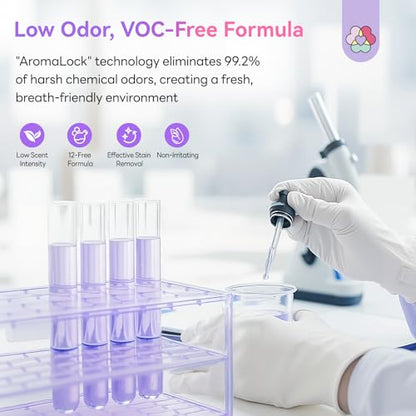 SAVILAND Airbrush Cleaner Kit: 10S Instant 240ml Airbrush Cleaning Kit Low Odor Acetone Free with Cleaning Brush & Needle Nozzle Reamer Full Tool Set for Clog Removal Nail Art Airbrush Pro - color: Grey