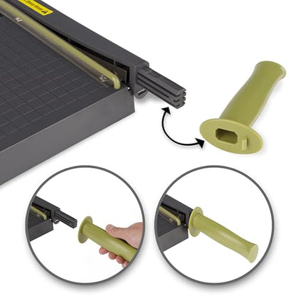 Swingline Paper Cutter, Guillotine Trimmer, 12" Cut Length, 10 Sheet Capacity, ClassicCut Lite (9312)