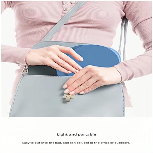 2-piece set yoga knee pads and exercise mats - super thick anti slip support for thick boards, gardening, push ups, knees, Pilates, and floor exercises - knees, elbows, wrists - color: light blue