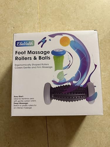 Plantar Fasciitis Relief, Foot Roller & Massager for Plantar Fasciitis, Neuropathy & Reflexology - 2 Foot Massage Roller & Ball (Green, Large) - color: Green