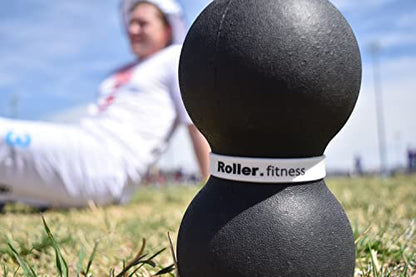 Fitness Infinity Roller, Peanut Foam Massage Ball, Large 8-Inch Double Exercise Roller (Gray - Standard) - style: Gray - Standard