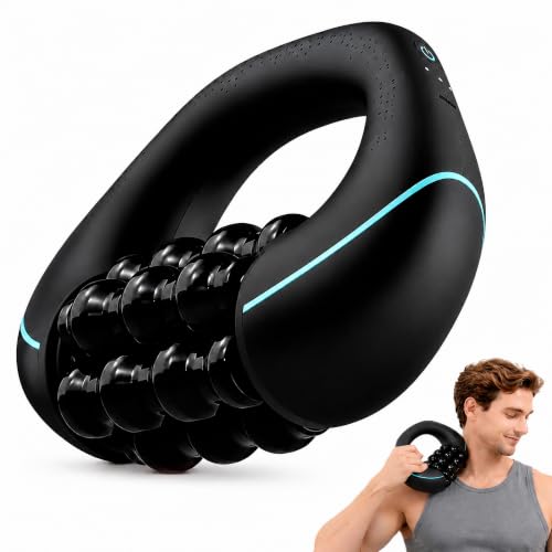 Electric Rolling Percussive Massager, Deep Tissue Muscle Roller