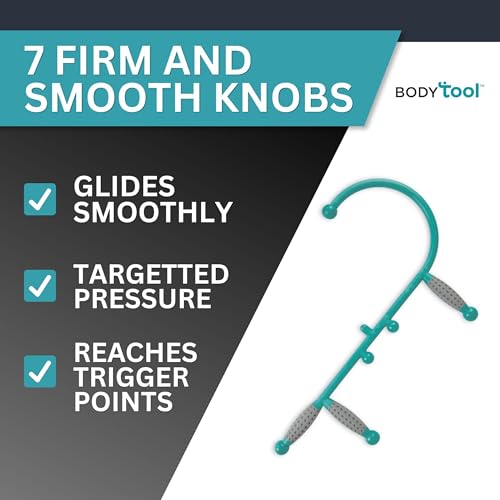 Body Tool Pressure Point Massage Stick - Muscle Hook for Back & Neck Pain