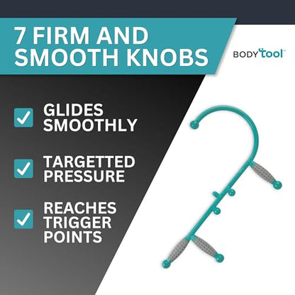 Body Tool Pressure Point Massage Stick - Muscle Hook for Back & Neck Pain