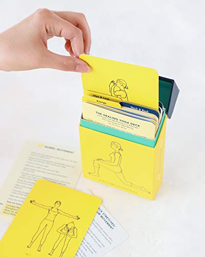 The Healing Yoga Deck: 60 Poses and Meditations to Alleviate Pain and Support Well-Being (Deck of Cards with Yoga Poses for Healing, Yoga for Health ... Meditation and Exercises for Pain Relief)