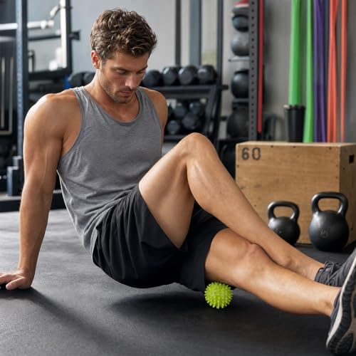 3-Pack Massage Ball Set, Spiky, Smooth for Plantar Fasciitis and Myofascial