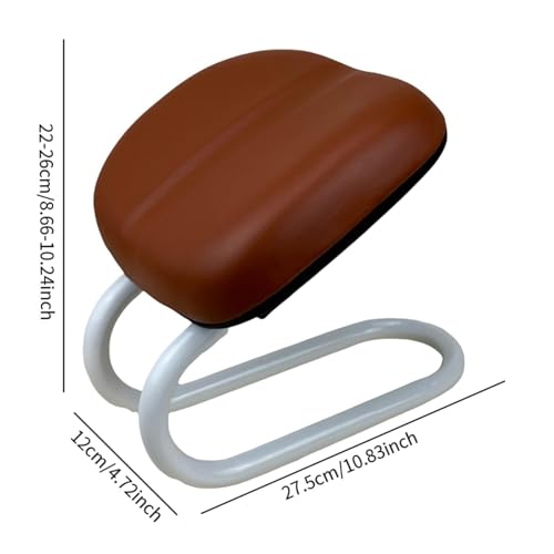 Menolana Kneeling Meditation Stool, Prayer Bench Adjustable Height, Portable Meditation Bench, for Studio Yoga Praying Prayer, Brown - color: Brown D