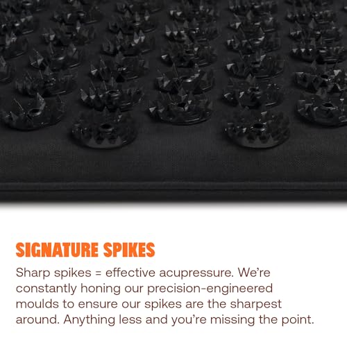 ShaktiMat Acupressure Mat for Tension Release, Premium Level 2 Black - color: Premium-black, size: Level 2