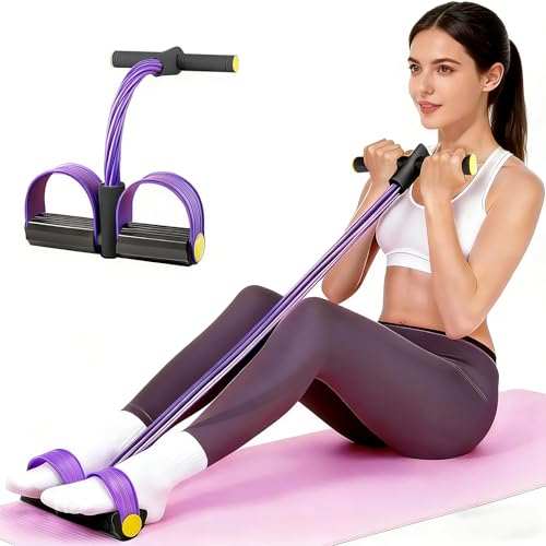 Pedal Resistance Bands with Handles for Women,Multifunction Fitness Bands