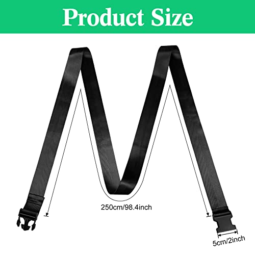Eurzom Extremity Mobilization Belt Physical Therapy, Black | Adjustable Manual Traction Mobility Strap for Joint Movement, Leg Shoulder Stretching, Yoga Exercise, Gait Training Strap