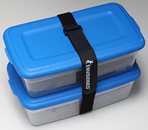 Elastic Reusable Cinch Straps 1.5" x 20" - 6 Pack Multipurpose Quality Hook and Loop Securing Straps - size: 1.5" x 20"