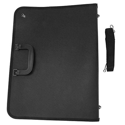 Drawing Board Bag, Art Portfolio Case, 18.9 X 14.5 Inch PVC A3 Art Portfolio Tote, Painting Plate Bag Drawing Sketch Board Storage Bag for Students Designers