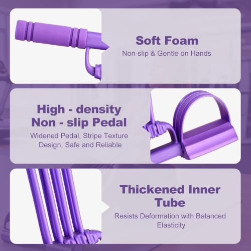 3-in-1 Multifunction Pedal Resistance Band with Handle
