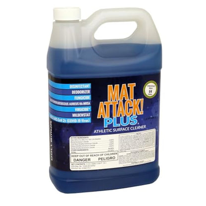 Dollamur Mat Attack! Wrestling Mat Cleaner, Rubber Floor Cleaner-Gallon - size: 128 Fl Oz (Pack of 1)