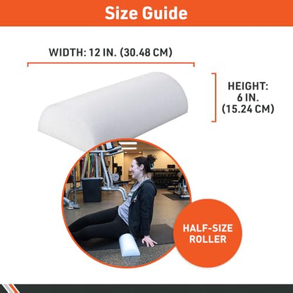 Body Sport Foam Rollers - color: 12-inch Half