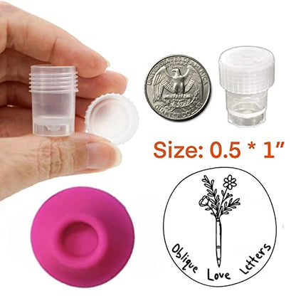Ink Well for Dip Pen with Lid for Fountain Pen Calligraphy Ink Holder for Glass Dip Pen