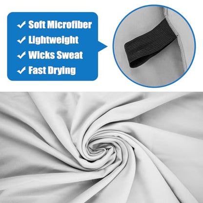 Camping Towel XL Size Microfiber Quick Dry for Men Women Hiking Beach Swimming Pool Travel Body Yoga Mat Towels(Light Grey, 1 Pack XL) - color: Light Grey, size: 1 Pack XL