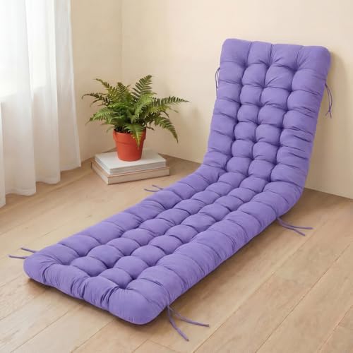 Wenqik Long Floor Cushion Large Floor Cushion with Brushed Cotton 74.8 x 27.5 x 3.15 in Jumbo Lounger Pillow for Outdoor Indoor Bay Window Meditation Yoga Reading Sleeping(Purple) - color: Purple