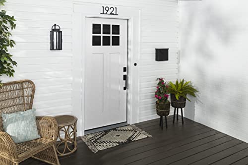 Rust-Oleum 369384 Advanced Dry Door & Trim Paint, Quart, Satin White - color: Satin White