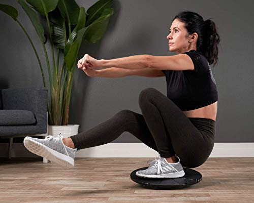 URBNFit Standing Desk Balance Board – Balancing Board for Under Desk- Exercise Balance Stability Trainer, Helps Increase Strength and Flexibility, Full Body Exercise - Office Wobble Boards – 15 Inch
