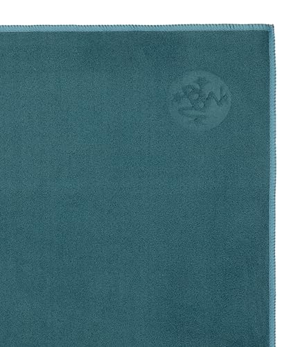 Manduka eQua Hand Towels - 16" | Rapid Moisture Activated Grip | Quick Drying, Soft Microfiber | Machine Washable | 16 x 24 inches | Sage Solid - color: Sage Solid, size: 16" x 24"