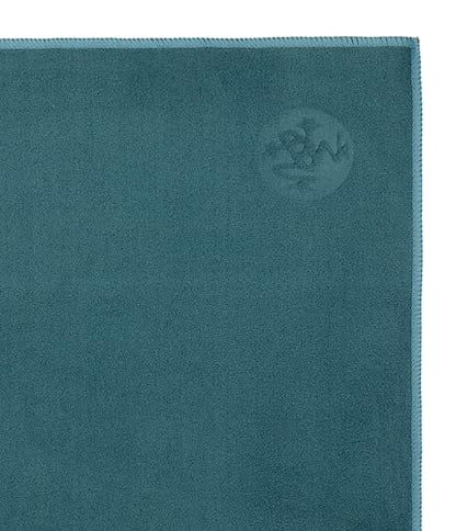 Manduka eQua Hand Towels - 16" | Rapid Moisture Activated Grip | Quick Drying, Soft Microfiber | Machine Washable | 16 x 24 inches | Sage Solid - color: Sage Solid, size: 16" x 24"