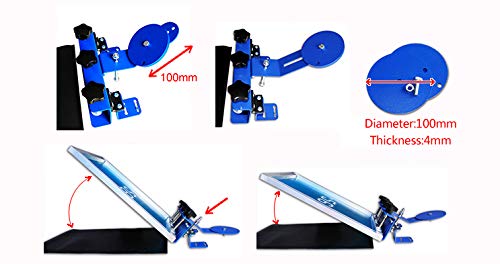 INTBUYING Desktop Screen Printing Hinge Clamp for Silk Screen Printing Machine Hobby Printer 9.8x2.4 Inches - size: 9.8''x2.4''
