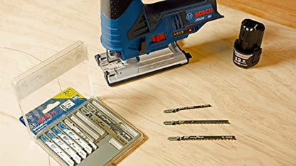 Bosch T5002A 10 pc. T-Shank Jig Saw Blade Set for Wood and Metal - size: 10 pack