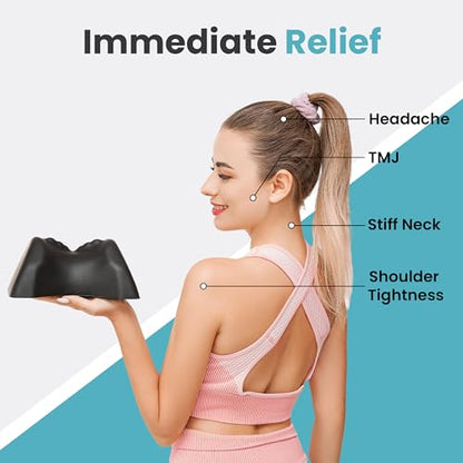 Lumia Wellness Occipital Release Tool, Cervical Traction Pillow for Pivtol Therapy, TMJ Relief, Neck and Shoulder Pain Relief, Neck Stretcher Traction Device