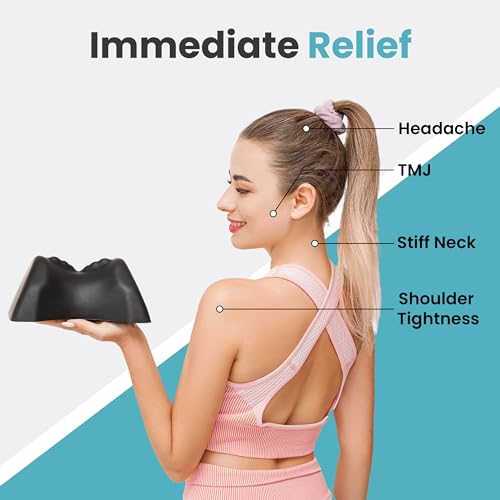 Lumia Wellness Occipital Release Tool, Cervical Traction Pillow for Pivtol Therapy, TMJ Relief, Neck and Shoulder Pain Relief, Neck Stretcher Traction Device