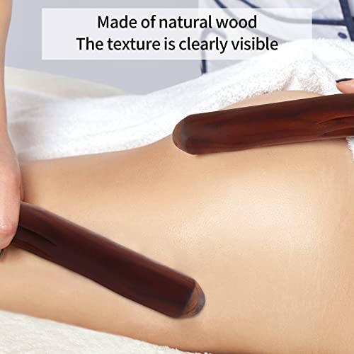 8 Bead Massage Roller Stick Wood Gua Sha Tool for All of Your Body SPA Massager 52cm