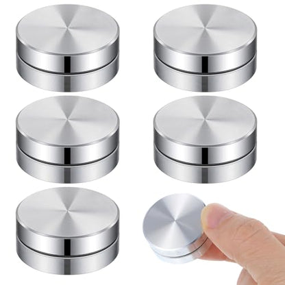 5 Pack Pottery Trimming Spinner, Silver Aluminum Alloy Clay Tools for Pottery Wheel Enthusiasts for Potters Clays Artists Ceramic and Potterys Tool Precision Detailing