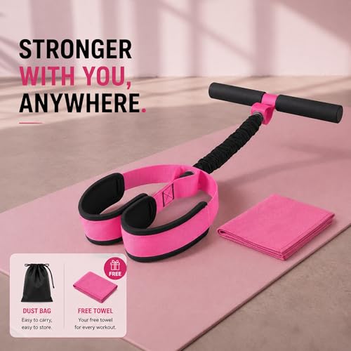 Pedal Resistance Band with Handle Exercise Fitness Bands for Home Workout
