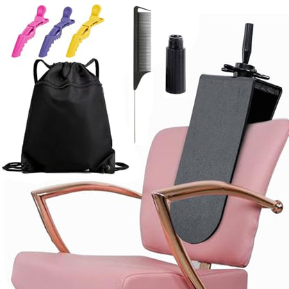 Mannequin Head Clamp Stand for Chairs, Adjustable Wig Head Stand Holder for Cosmetology Hairdressing Seat Back Clamp (Small) - size: Small