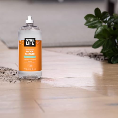 Better Life Floor Cleaner - Liquid Multipurpose Cleaner for Wood, Tile, Laminate, Vinyl, Bamboo - Hardwood Floor Cleaner for Mopping - Citrus Mint, 32 Fl Oz (Pack of 2) - size: 32 Fl Oz (Pack of 2)