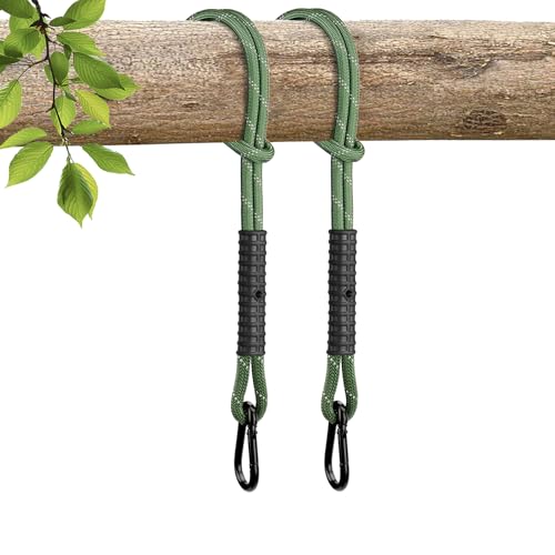 Heavy Duty Tree Swing Ropes, Hammock Tree Straps Hanging Kit, for Outdoor Swings Hammock Playground Set Accessories (2ft,25",Green,2Pack) - size: 25''(2FT)-2 Pack