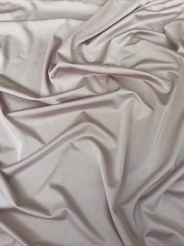 Premium Lulu Yoga Spandex Fabric - Ultra-Soft & Stretchy 4-Way Stretch Fabric by The Yard - Perfect for Activewear and Swimsuit Fabric, and More -1 Yard - 58 Inch Width (Blush) - color: Blush