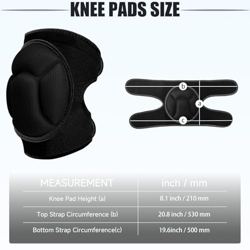 Women Men Knee Pads for Cleaning Floors,House Working,Gardening - color: Black, size: X-Large