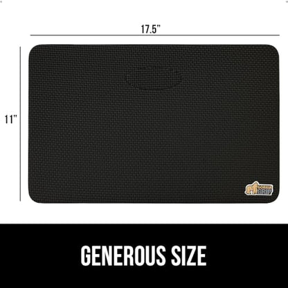 GORILLA GRIP® Extra Thick Foam Kneeling Pad for Gardening, 17.5x11 Black - color: Black