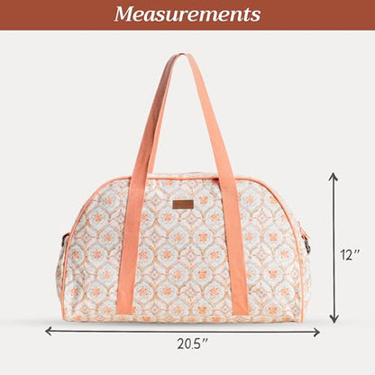 Maison d' Hermine Yoga Mat Duffle Bag Gym Tote Yoga Mat Carry Bag | Cylindrical bag for Woman Men Gifts Adjustable shoulder straps with Drawstring Water Bottle Pocket and zipper pocket - color: Fair Isle, style: Yoga Mat Duffle Bag