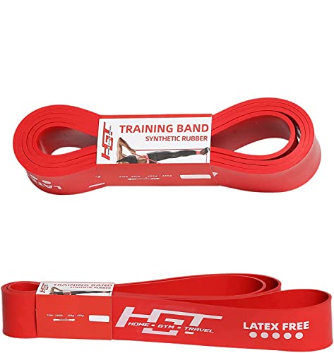 HGT Long Resistance Band - Extra Strength Latex-Free Workout Band for Women & Men - Supports Stretching, Yoga & Pilates - Exercise Equipment for Home/Gym Workouts - color: Extra Heavy