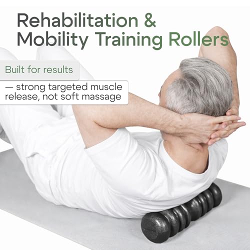 Back Pain Relief Roller – Deep Tissue Spine Roller for Lower Back, Firm Muscle Recovery & Fascia Release Tool, Posture Support & Home Stretching Device