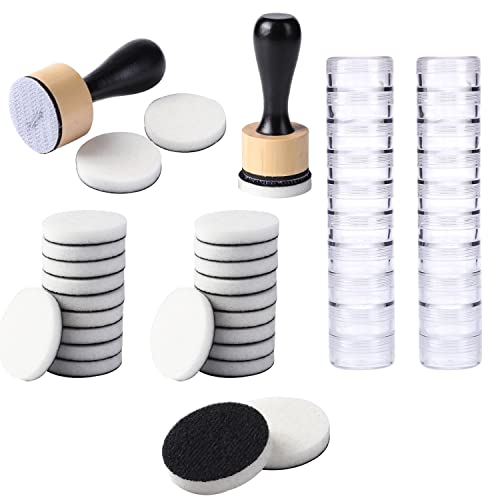 BAOFALI Mini Ink Blending Tool,with Foams Replacement Refill Foam Tool for Foams Scrapbooking Painting Drawing Art Supplies Handle Ink Tools Embossing Stencils - size: 43 Pcs / Set