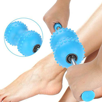 Back Roller, Multifunctional Muscle Roller Stick, 18.9 Inch Stick Massage Rollers, Blue Foam Rollers for Yoga, Recovery, Workouts