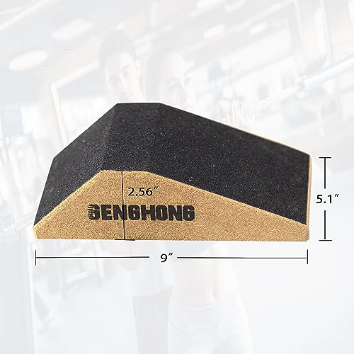 Squat Wedge Block Slant Board for Squats Squat Wedge for Heel Elevated Squat Professional Squat Ramp 2PCS
